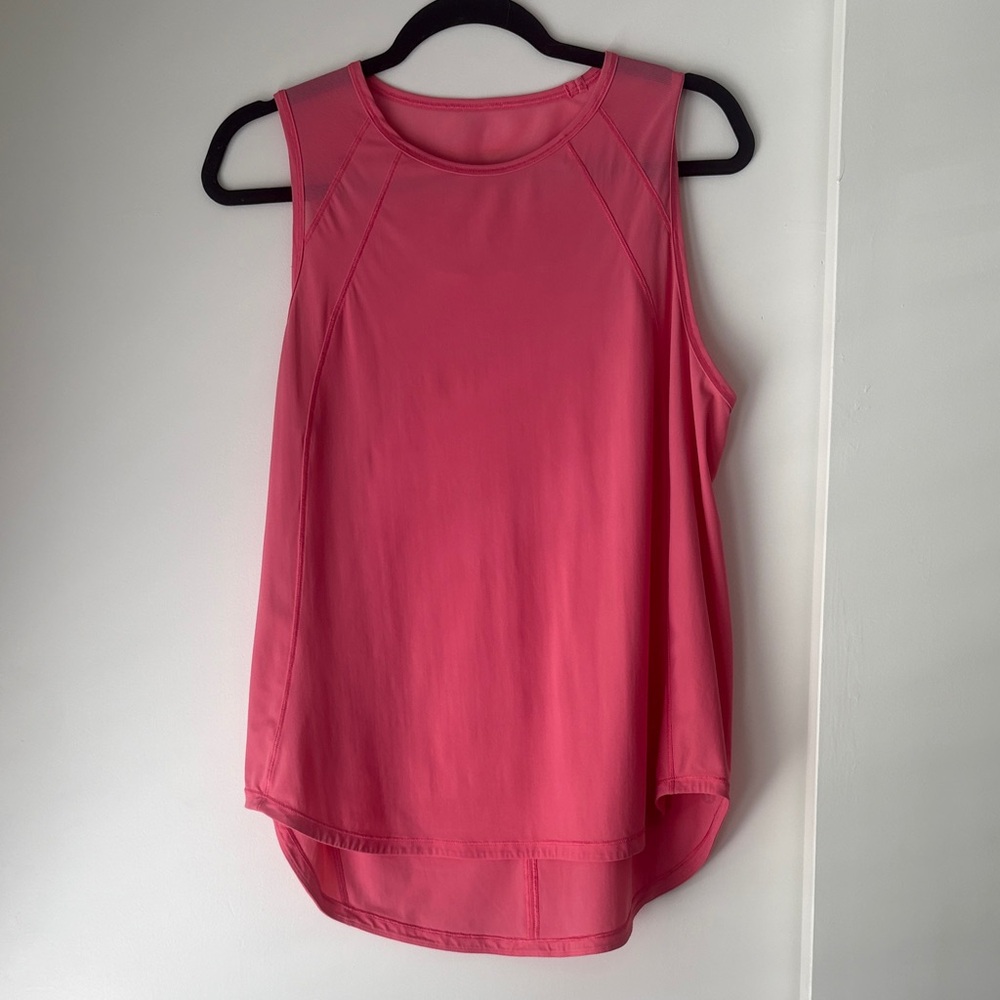 Pink Lululemon Sculpt Tank Top